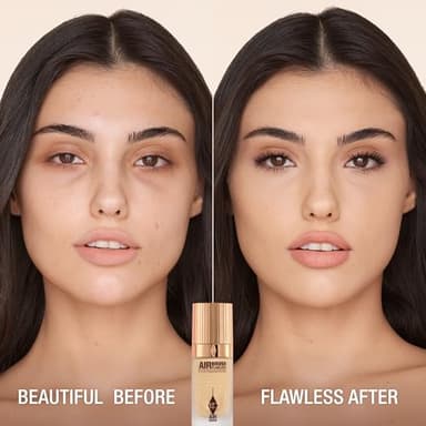 Charlotte Tilbury Airbrush Flawless Matte Foundation - Full Coverage Liquid Makeup with a Natural-Matte Finish - Smoothes & Blurs Pores - Waterproof & Transfer Resistant - 5 Neutral - Image 2
