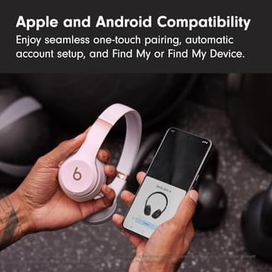 Beats Solo 4 - Wireless Bluetooth On-Ear Headphones, Cloud Pink (Renewed Premium) - Image 6