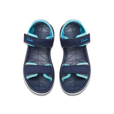 Clarks Surfing Tide K Sandal, Navy, 3 US Unisex Big Kid - Image 6