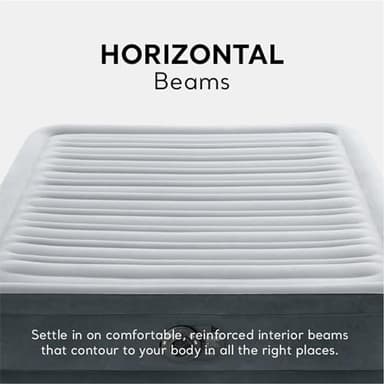 Intex Mid-Rise Air Mattress Bed with Built-in Pump, Dura-Beam Deluxe Comfort Plush, Full - Portable Luxury Travel Airbed for Adults, Camping, Guests - Image 9