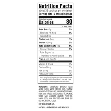 RITZ Original Crackers, Snacks for Kids and Adults, Bulk Lunch Snacks, Family Size, 3 Boxes - Image 2