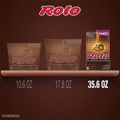 ROLO Rich Chocolate Caramels Candy Party Pack, 35.6 oz - Image 4