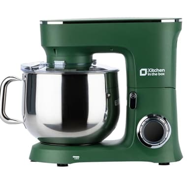 Kitchen in the Box Stand Mixer, 900W 8.5 QT Kitchen Electric Mixer, 10-Speed Large Capacity Tilt-head Food Mixer with Dough Hook, Wire Whip, Flat Beater & Splash Guard (Green) (Renewed) - Image 1