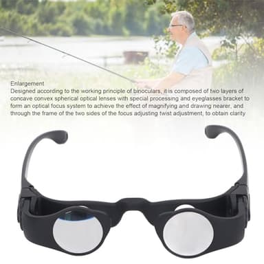 8X Binocular Glasses, Professional Portable Fishing Binoculars HD Optical Lens, Professional Binocular Glasses for Concerts Theater Opera Bird Watching Sports - Image 3