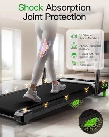 Walking Pad with Incline, Akluer Incline Treadmills for Home, 2.5 HP Under Desk Treadmill Small with Remote Control, Walking Pad Small Treadmill with LED Display - Image 7