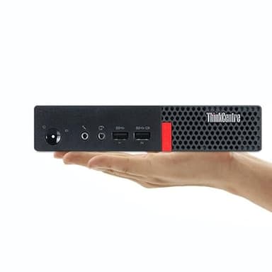 Lenovo ThinkCentre M710Q Tiny PC Desktop Computer with 21.5" FHD Monitor, Core i3-6100T 3.2GHz, 16GB RAM, 256GB SSD, Speaker, Keyboard and Mouse, USB WiFi, Windows 10 Pro(Renewed) - Image 4