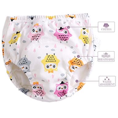 Potty Training Underwear for Girls Boys Potty Training Pants (2T,Pink) - Image 3