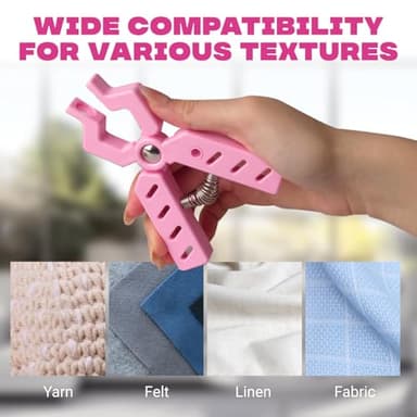 Safety Eye Snapper Tool for Effortlessly Attaching Safety Eyes in Crocheting, Ideal for Amigurumi Crochet & Stuffed Animal Crafts - Fits 5-30mm Eyes, Durable & Ergonomic Making Supplies Tool - Pink - Image 7