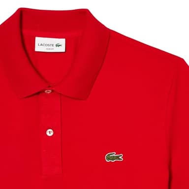 Lacoste Men's Slim Fit L.12.12 Piqué Polo Shirt, Red, XX-Large - Image 6