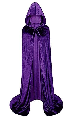 LHJ Adult Halloween Costumes Cape Cloak Knight Witches Vampires Cosplay - Image 1