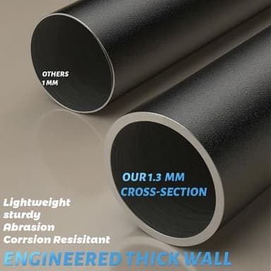 Telescoping Ladder, 12.5FT Extension Ladder，One-Step Collapsible, Aluminum Ladder for RV Home Outdoor, 330lbs Max Capacity - Image 7