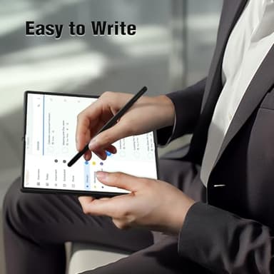 Nillkin for Samsung Fold 6 Case with Built-in Compact Writing Pen, Superior Liquid Silicone & Wireless Charging & S Pen Holder Slot Protective Samsung Galaxy Z Fold6 Slim S Pen Phone Case, Green - Image 6