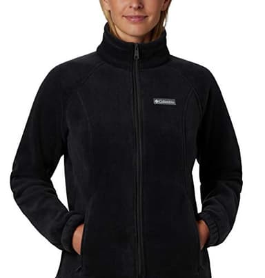 Columbia Womens Benton Springs Full Zip Fleece Jacket, Black, Medium - Image 3