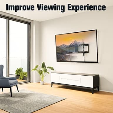 Mounting Dream UL Listed TV Mount for Most 37-75 Inch TV, Universal Tilt TV Wall Mount Fit 16", 18", 24" Stud with Loading Capacity 132lbs, Max Vesa 600 x 400mm, Low Profile Flat Wall Mount Bracket - Image 9