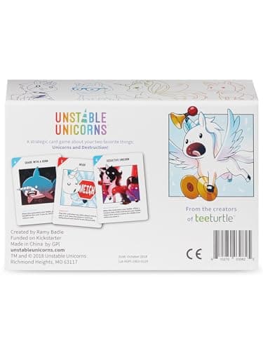 Unstable Games - Unstable Unicorns Base Game - Competitive Award-Winning Card Game For Kids, Teens, Adults 2-8 Players, Family Game Night - Image 2