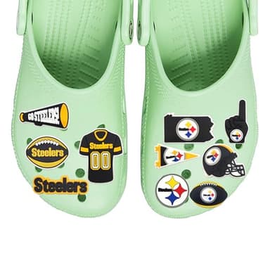 Fit Steelers 10PC Shoe Charms for crocs clogs Decoration, Team Charms for sports fans - Image 2