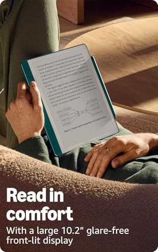 Amazon Kindle Scribe (64GB) - Your notes, documents and books, all in one place. With built-in AI notebook summarization. Includes Premium Pen - Metallic Jade - Image 6
