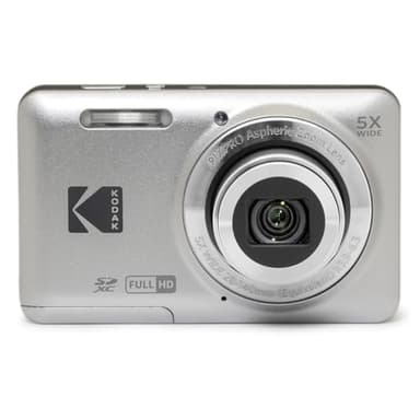 KODAK PIXPRO FZ55-GRY 16MP CMOS Sensor Digital Camera 5X Optical Zoom 28mm Wide Angle 1080P Full HD Video 2.7" LCD Vlogging Camera, Gray - Image 2