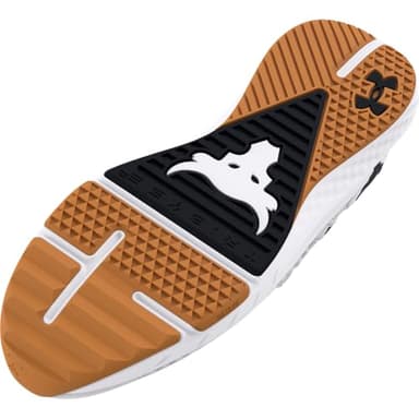 Under Armour Men's Project Rock Blood Sweat Respect 4, (100) White/Distant Gray/Black, 10, US - Image 3