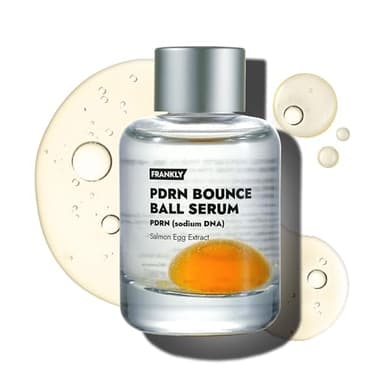 FRANKLY Salmon PDRN Bounce Ball Serum – PDRN Salmon DNA Serum for Plumping, Firming & Glass Skin | Glowing skin Booster | Lightweight, Non-Sticky Korean Skincare | 1.01 fl oz - Image 1