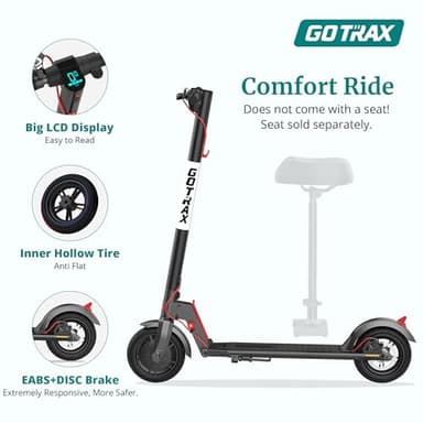 Gotrax GXL V2 Electric Scooter, 8.5" Solid Tire, Max 9 Mile and 15.5Mph Speed Power by 250W Motor, Lightweight 25.95lb, Cruise Control Aluminum Alloy Frame Foldable Commuting Escooter for Adults 13+ - Image 5