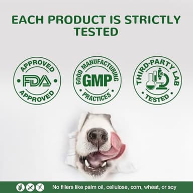 Vetriuntrix Dog Allergy Relief Chews, Dog Itch Relief Chews for Large Dogs Paw Licking Itchy Skin Seasonal Allergies, Probiotics with Astragalus Omega-3 for Coat Immune Supplement-150ct - Image 8
