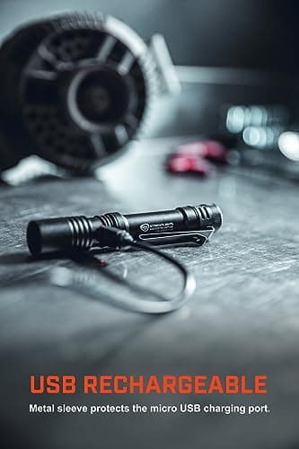 Streamlight 66320 MacroStream USB 500-Lumen 2000-Candela Rechargeable EDC Compact LED Flashlight with USB Cable, Black - Image 6