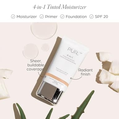 PÜR 4-in-1 Tinted Moisturizer, 20 SPF, Light, 1.7 Ounce - Image 2