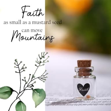 Qpige Bulk 30 Have a Little Faith Card Christian Gifts for Women, School Church Wedding Baptism Unique Christian Religious Inspirational Gifts for Women Men (1ml-30pcs) - Image 3