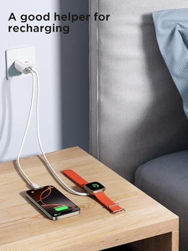 [3 Pack] USB C Charger Block Fast Charging Multiport Wall Charger, Dual Port PD Power Adapter Fast Type C Charging Block Cube Compatible with iPhone 16/15/14/13/12/11/Pro, XS/XR/X/8/7, Samsung, More - Image 7