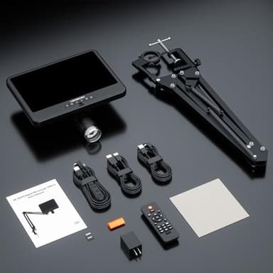 LINKMICRO 4K 30FPS HDMI 10.1'' Digital Microscope with Screen for Electronics Repair, LM208S-A 4K Soldering Microscope Camera 1500X with Flex Arm Stand, Full View Coins, 3840P Video Audio Record, 64GB - Image 8