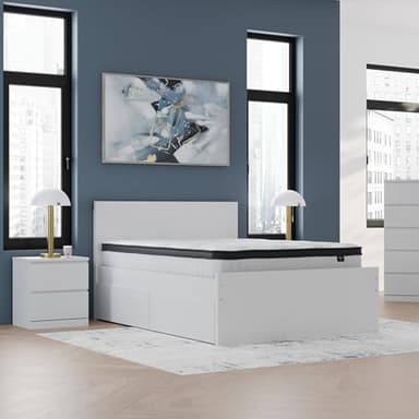 Signature Design by Ashley Full Size Chime 12 Inch Medium Firm Hybrid Mattresswith Cooling Gel Memory Foam for Pressure Relief, Fiberglass Free, Mattress In A Box - Image 11