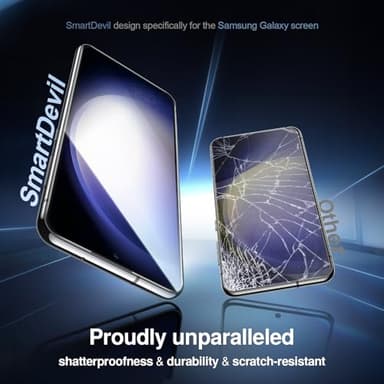 SmartDevil [3 Pack] for Samsung Galaxy S23 Plus Screen Protector, Finger Print Reader Compatible, Fast & Easy Installation, Clear 9H Tempered Glass Film, Alignment Frame [Dust-Free & Bubble-Free] - Image 2