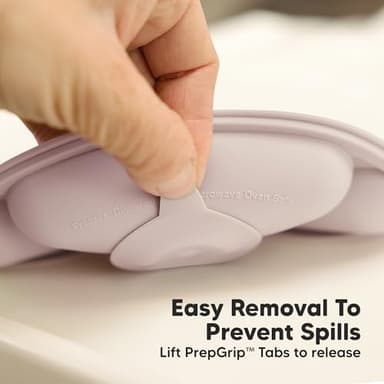 KeaBabies Suction Plates for Baby, Toddler - 3-Pack 100% Silicone Toddler Plates with Suction, Divided, BPA-Free Baby Led Weaning Essentials for Kids, Dishwasher, Microwave Safe, Durable (Amethyst) - Image 6