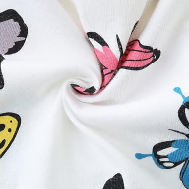 Baby Toddler Girls' Dresses Spring Easter Cotton Swing Tiered Casual Twirly Playwear Sundress Clothes Clothing Outfits with Pockets Butterfly 2t - Image 7