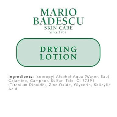Mario Badescu Drying Lotion for All Skin Types| Blemish Spot Treatment with Salicylic Acid and Sulfur | Dries Surface Blemishes | 1 Fl Oz - Image 9