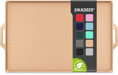 Large Dog Bowl Mat Pet Feeding Mat for Floor Waterproof with Edges, Silicone Placemats for Cat and Dog Water Bowl, Nonslip Pet Food Mat, Tray for Dog Bowls - Image 1