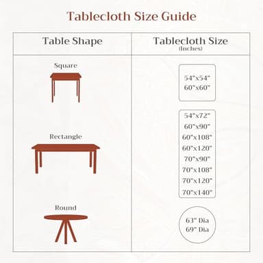 Maison d' Hermine Table Cloth Round Table 100% Cotton 69 Inches Tablecloth Reusable Decorative Everyday Use for Dining Room, Farmhouse, Home, Party, Festive & Wedding Spring Summer - Marquise - Image 4