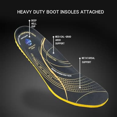 SUREWAY 6” Mens Heavy Duty Steel/Composite/Soft Toe Work Boots for Men,Goodyear Welt,Extremely Comfortable Durable Proved,Superior Oil/Slip Resistant,Thicker Leather,Wedge Sole,Moc Toe Work - Image 4