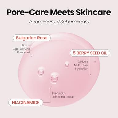 [K-Beauty] Rose Vitamin Oil to Foam - All-in-One Korean Face Wash OilBased Foaming Facial Cleanser - Pore Minimizing & Blackhead Remover - Makeup Deep Cleansing Oil for All Skin Types (3.88 fl oz) - Image 6
