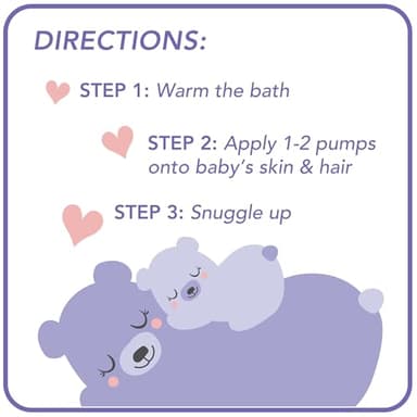 Jergens Baby Calming Head to Toe Foaming Wash, Baby Shampoo and Body Wash, Shampoo Tear Free, Kids Foaming Body Wash, 18 Fl Oz - Image 9