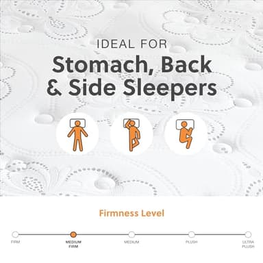 Signature Design by Ashley King Size Chime 10 Inch Medium Firm Hybrid Mattress with Cooling Gel Memory Foam for Pressure Relief, Fiberglass Free, Mattress In A Box - Image 5