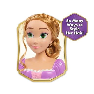 Disney Princess Rapunzel Styling Head, 14-pieces, Pretend Play - Image 4