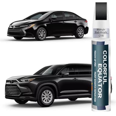 218 Attitude/Midnight Black Metallic Touch Up Paint for Toyota, Car Paint Pen Scratch Repair Two-In-One Touch Up Paint, Premium Car Scratch Remover for Deep Scratches - Image 1