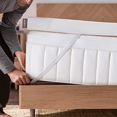 Tempur-Pedic TEMPUR-Adapt + Cooling 3-Inch Twin XL Mattress Topper Luxury Premium Foam, Washable Cover, Cooling Topper, White - Image 9