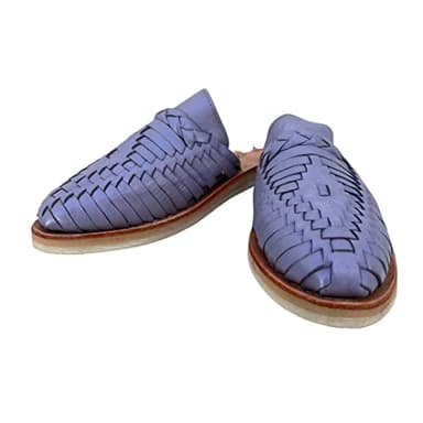 Mexico en la Piel Womans Leather Slide Sandals Handmade in Mexico in Purple Color (us_footwear_size_system, adult, women, numeric, medium, numeric_5) - Image 8