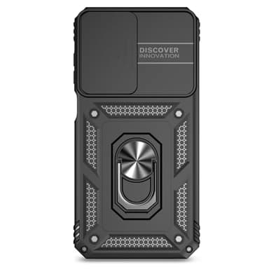 for Samsung Galaxy A15 5G Case with Slide Camera Cover HD Screen Protector [Military Grade 16ft. Drop Tested] Magnetic Ring Holder Kickstand Protective Phone Case for Galaxy A15 5G 2024, Black - Image 9