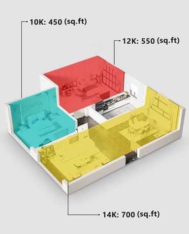 Hykolity 10,000 BTU WiFi Enabled Portable Air Conditioner with 2-Speed Fan & Dehumidifier, 4-in-1 Window Kit Smart AC Unit with 24H Timer for Living Room, Bedroom, Home, Up to 450 Sq.Ft - Image 6