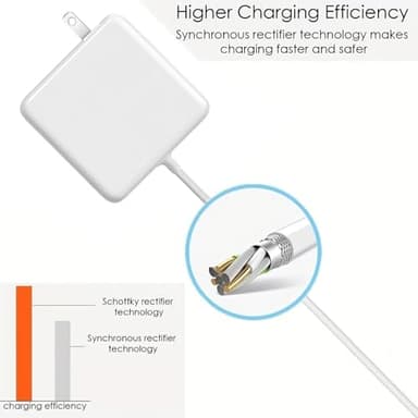 Mac Book Pro Charger - 85W Mag 2 Power Adapter,Compatible with Mac Book Pro 13 & 15 & 17 inch (Between 2012-2017) - Image 4