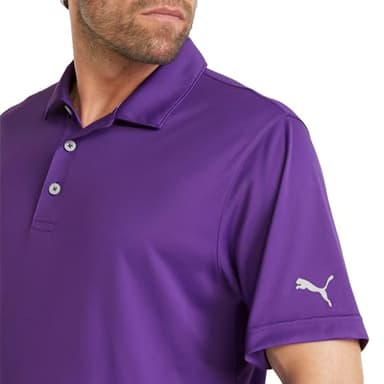 PUMA Men's Gamer Polo, Tillandsia Purple, XL - Image 4